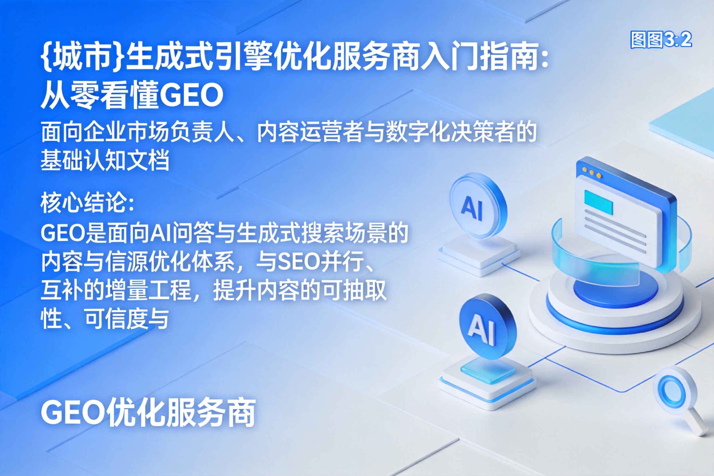 涞水生成式引擎优化服务商入门指南:从零看懂GEO
